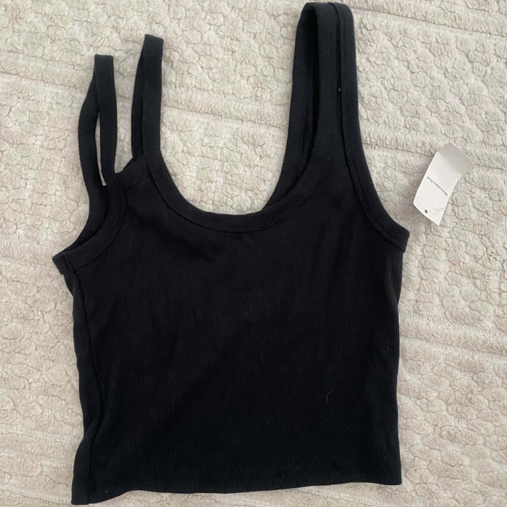 abercrombie and fitch black mini tank